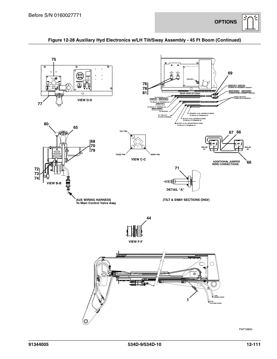 Options, Ab a b | JLG 534D-10 Parts Manual User Manual | Page 771 / 842