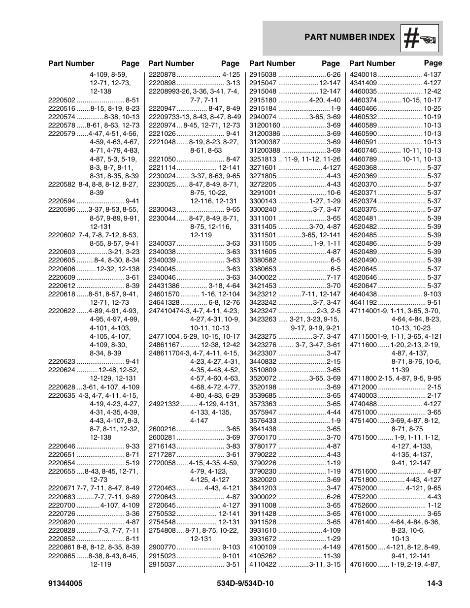 JLG 534D-10 Parts Manual User Manual | Page 821 / 842