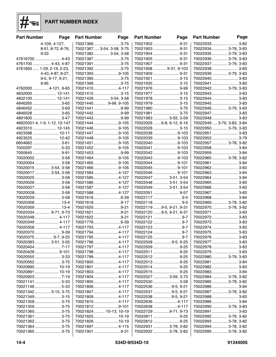 JLG 534D-10 Parts Manual User Manual | Page 822 / 842