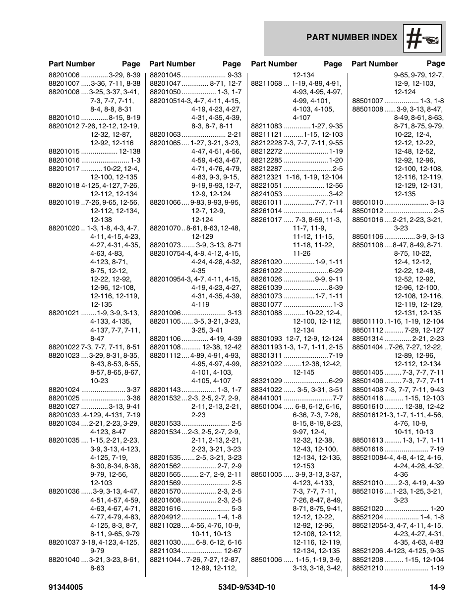 JLG 534D-10 Parts Manual User Manual | Page 827 / 842