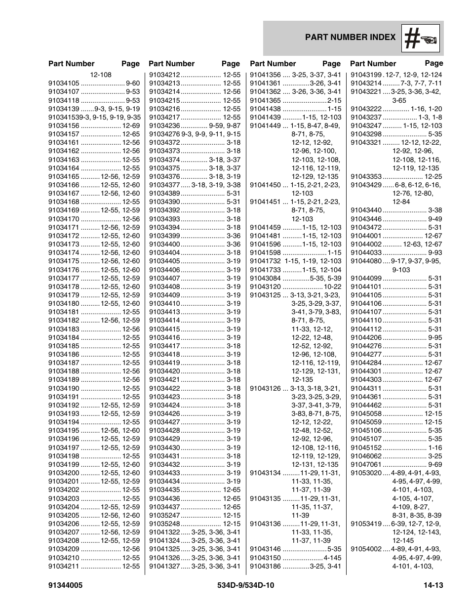 JLG 534D-10 Parts Manual User Manual | Page 831 / 842