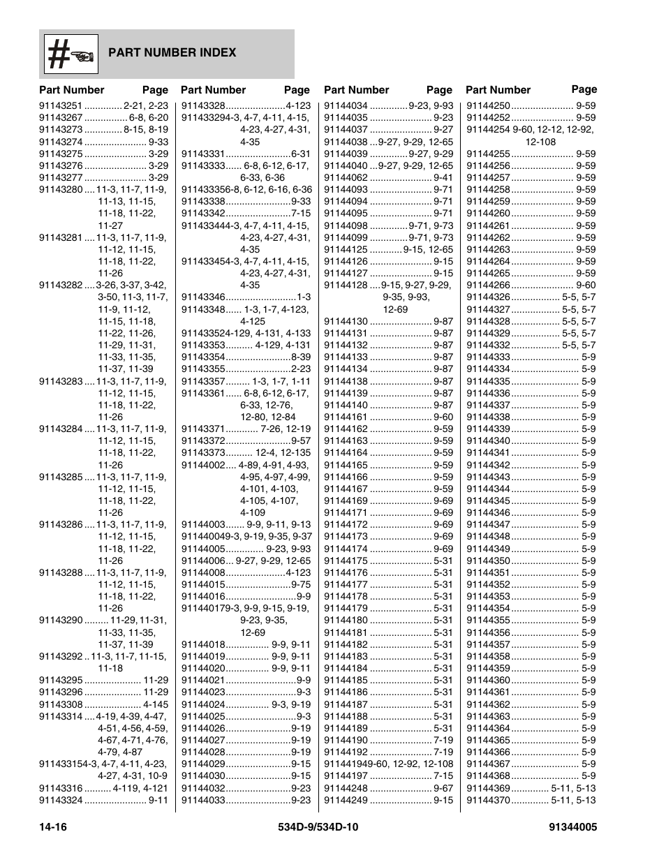 JLG 534D-10 Parts Manual User Manual | Page 834 / 842