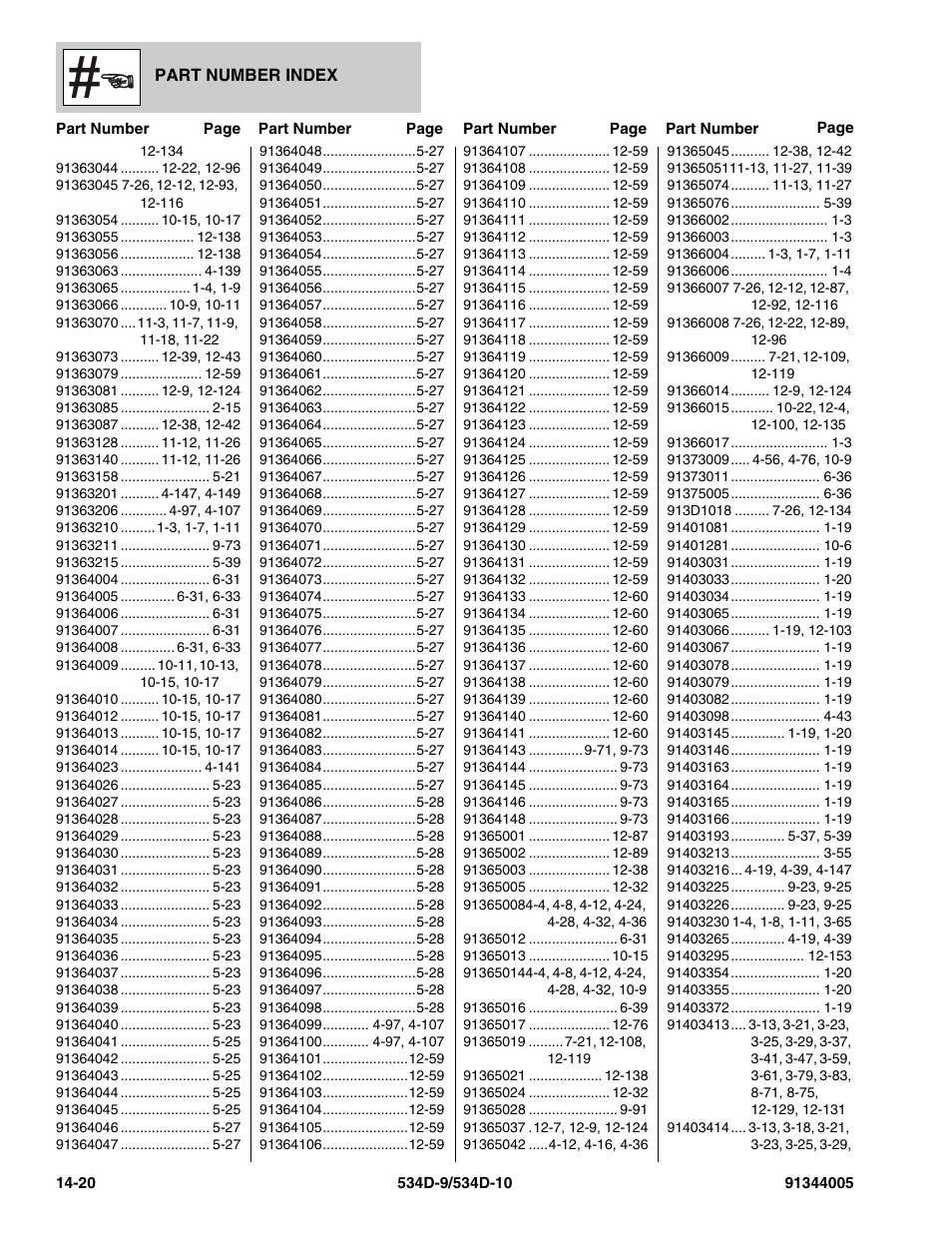 JLG 534D-10 Parts Manual User Manual | Page 838 / 842