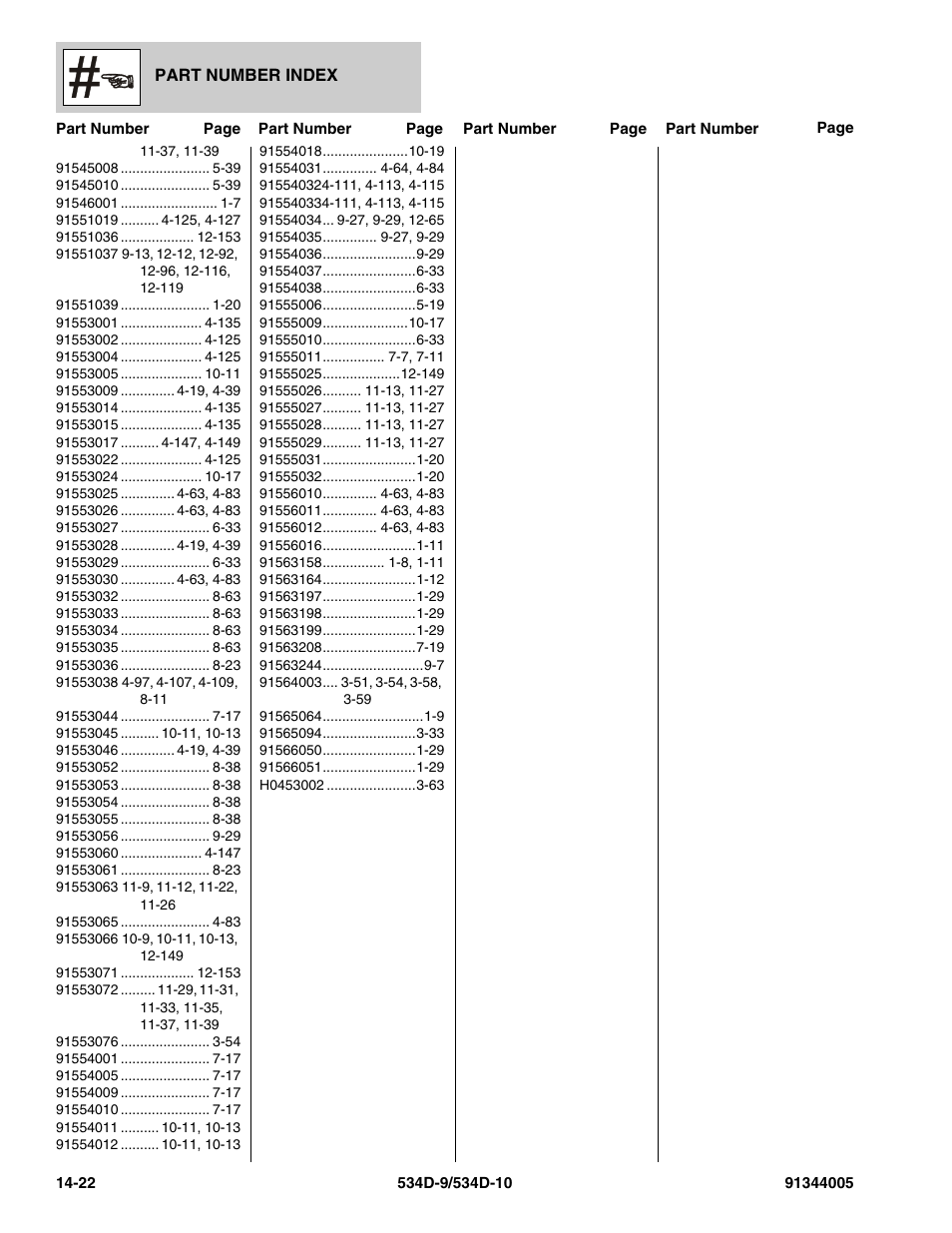 JLG 534D-10 Parts Manual User Manual | Page 840 / 842