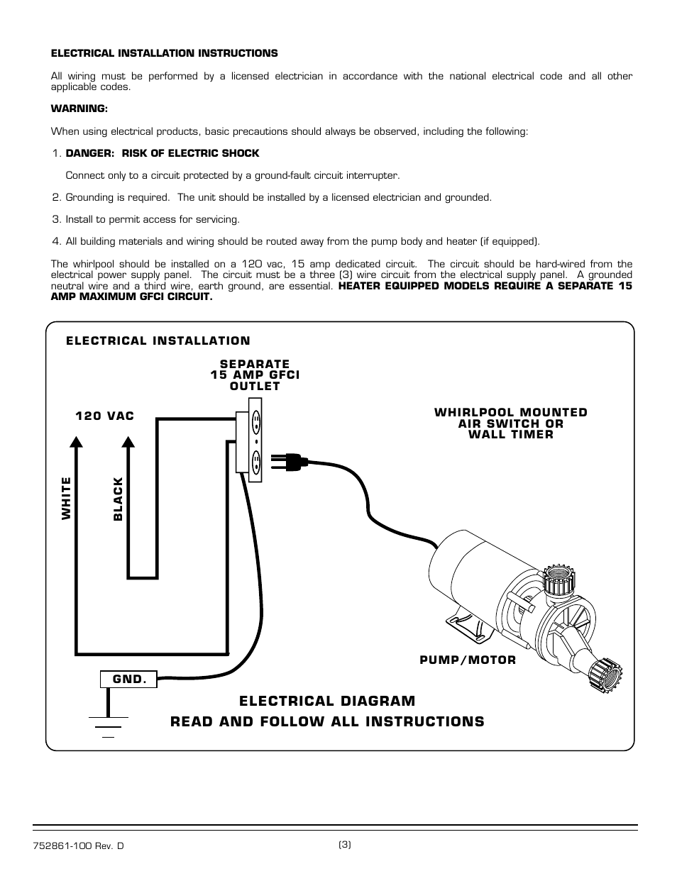 American Standard Cadet Elite 2772E SERIES User Manual | Page 3 / 4