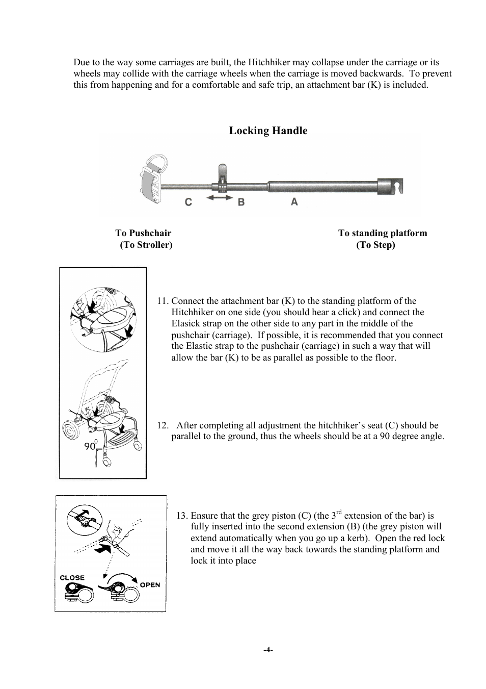 Locking handle | Orbelle Seat N Go User Manual | Page 4 / 4