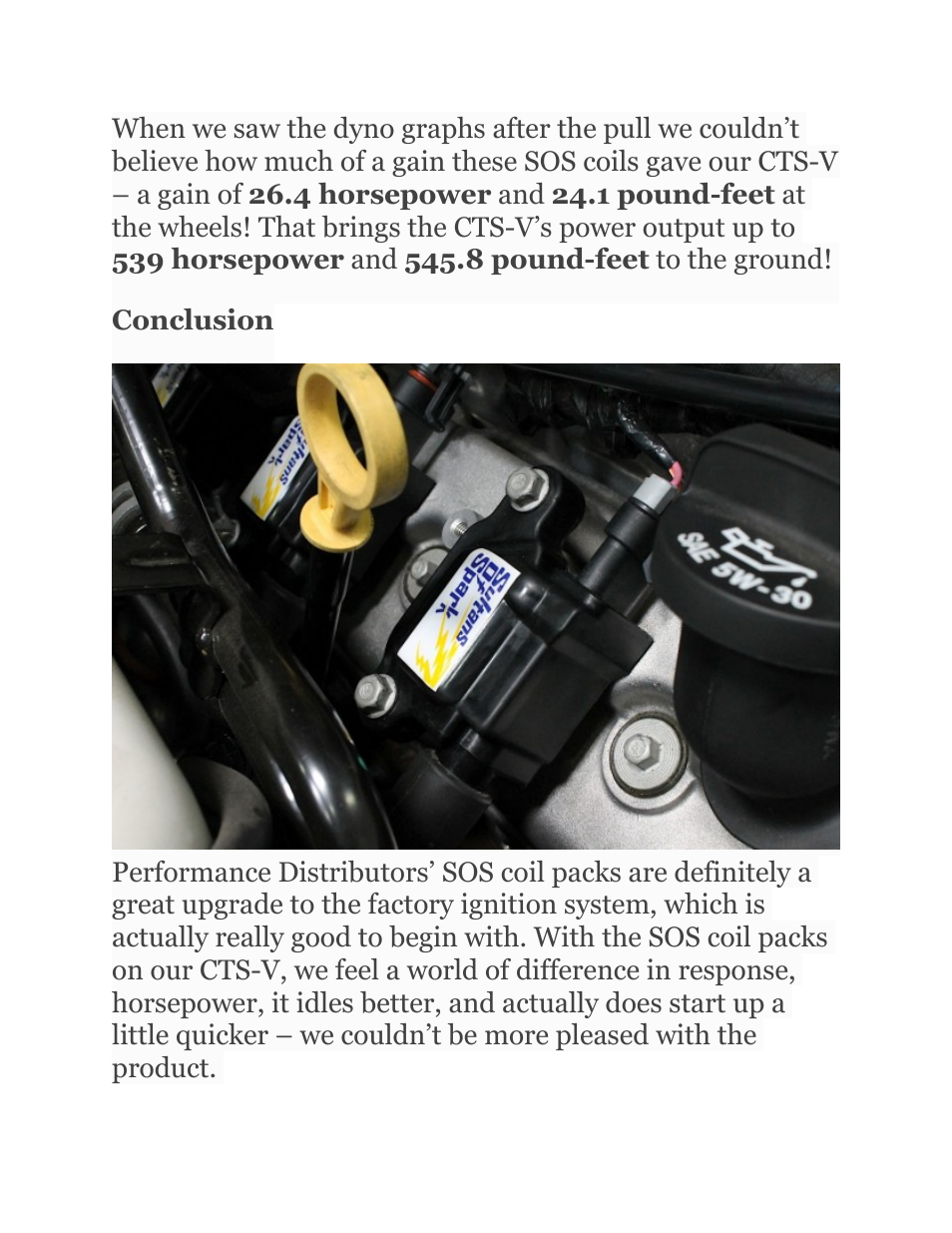 Performance Distributors GM LS/VORTEC SOS Coils User Manual | Page 8 / 10