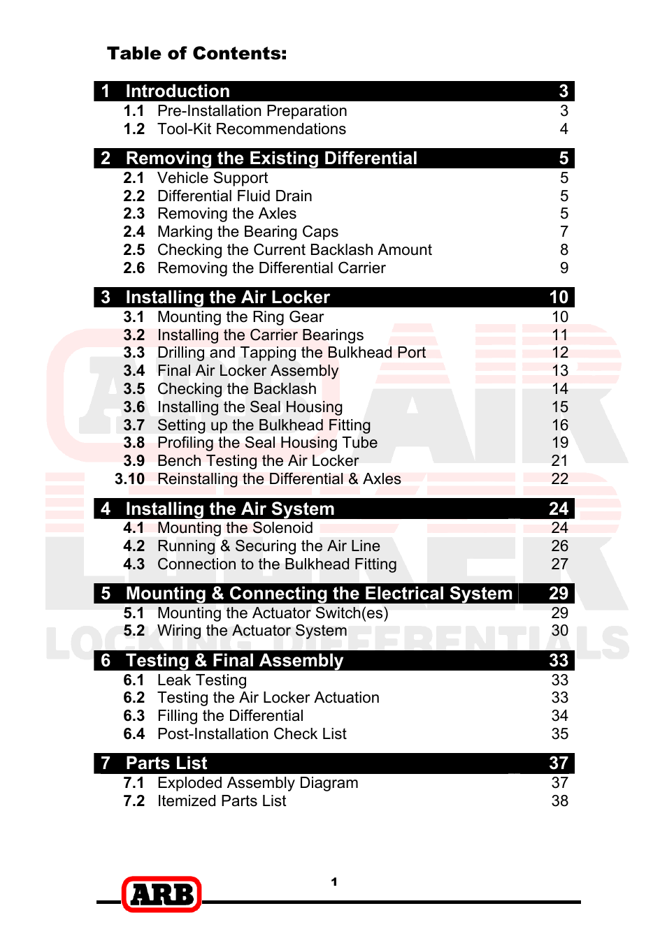 ARB RD153 User Manual | Page 3 / 40