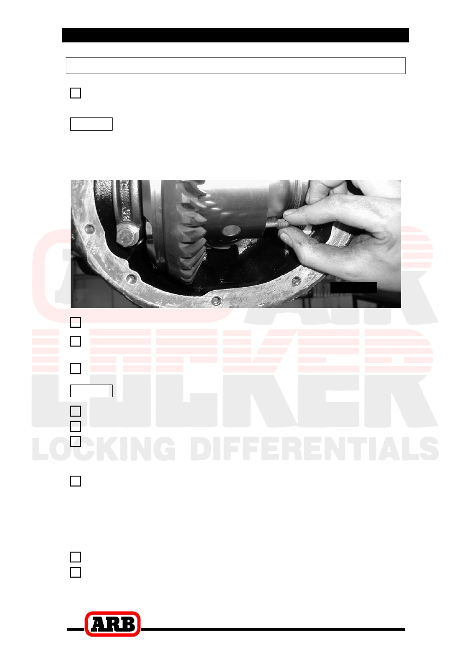 3 installing the air locker, Reinstalling the axles | ARB RD93 User Manual | Page 20 / 34