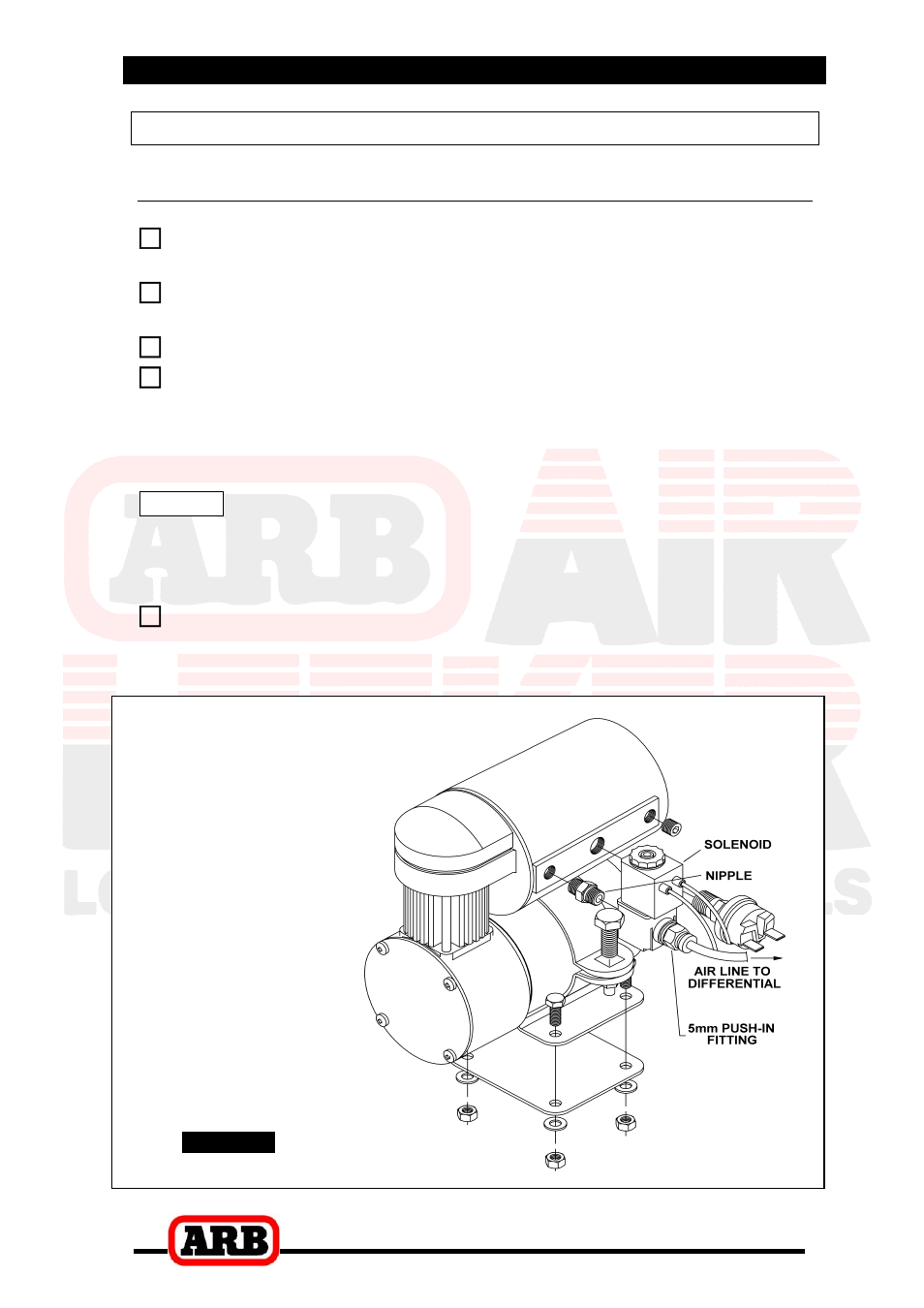 Air compressor | ARB RD93 User Manual | Page 21 / 34