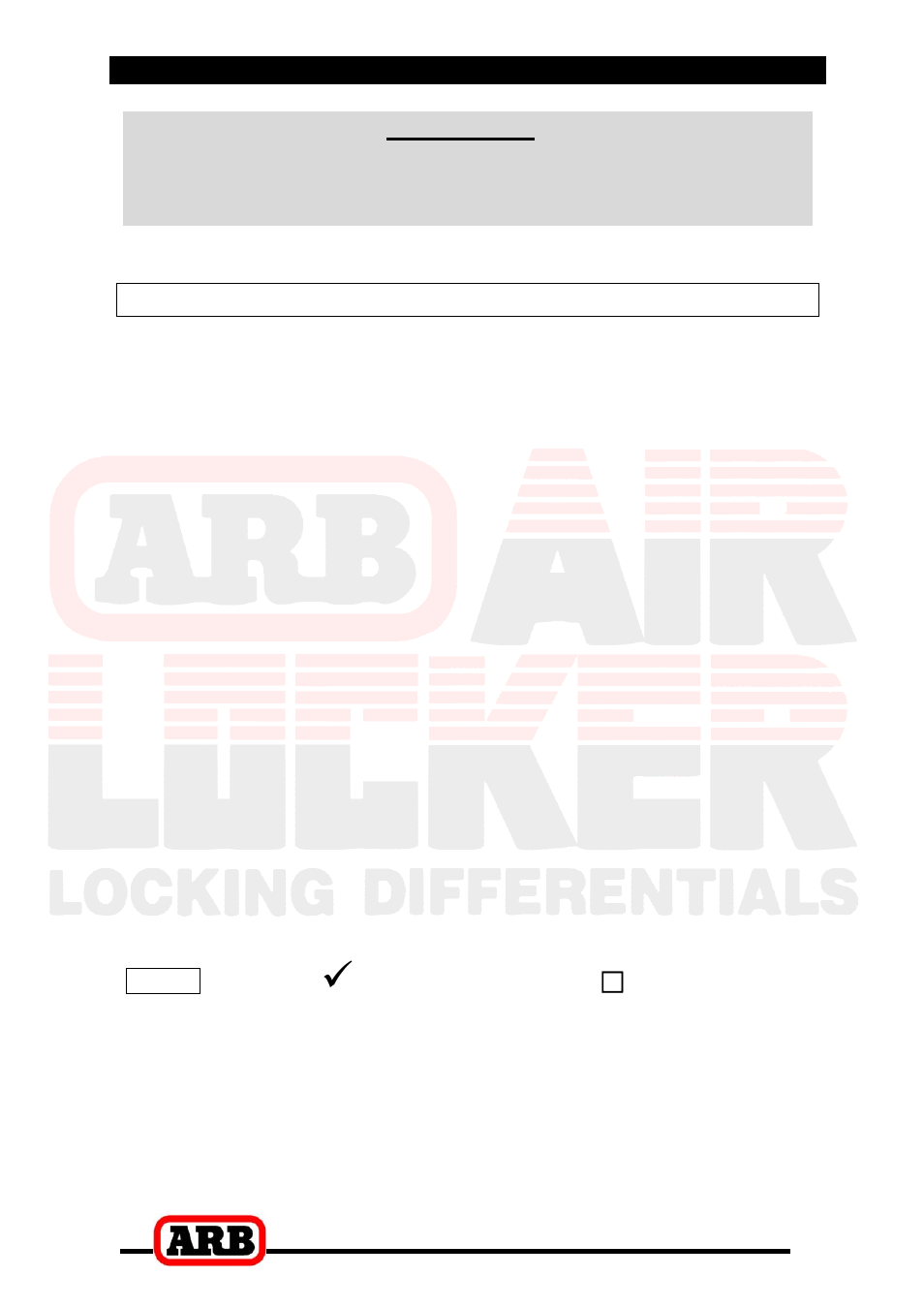 2 removing the existing differential, Important, Pre-installation preparation | ARB RD93 User Manual | Page 5 / 34
