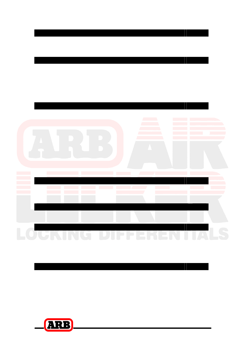 ARB RD100 User Manual | Page 3 / 46