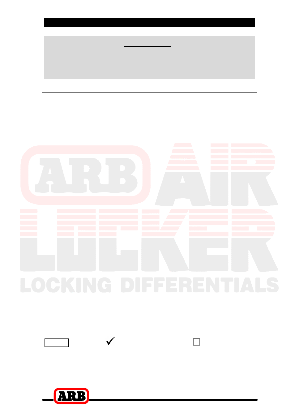 1 introduction, Important, Pre-installation preparation | ARB RD100 User Manual | Page 5 / 46