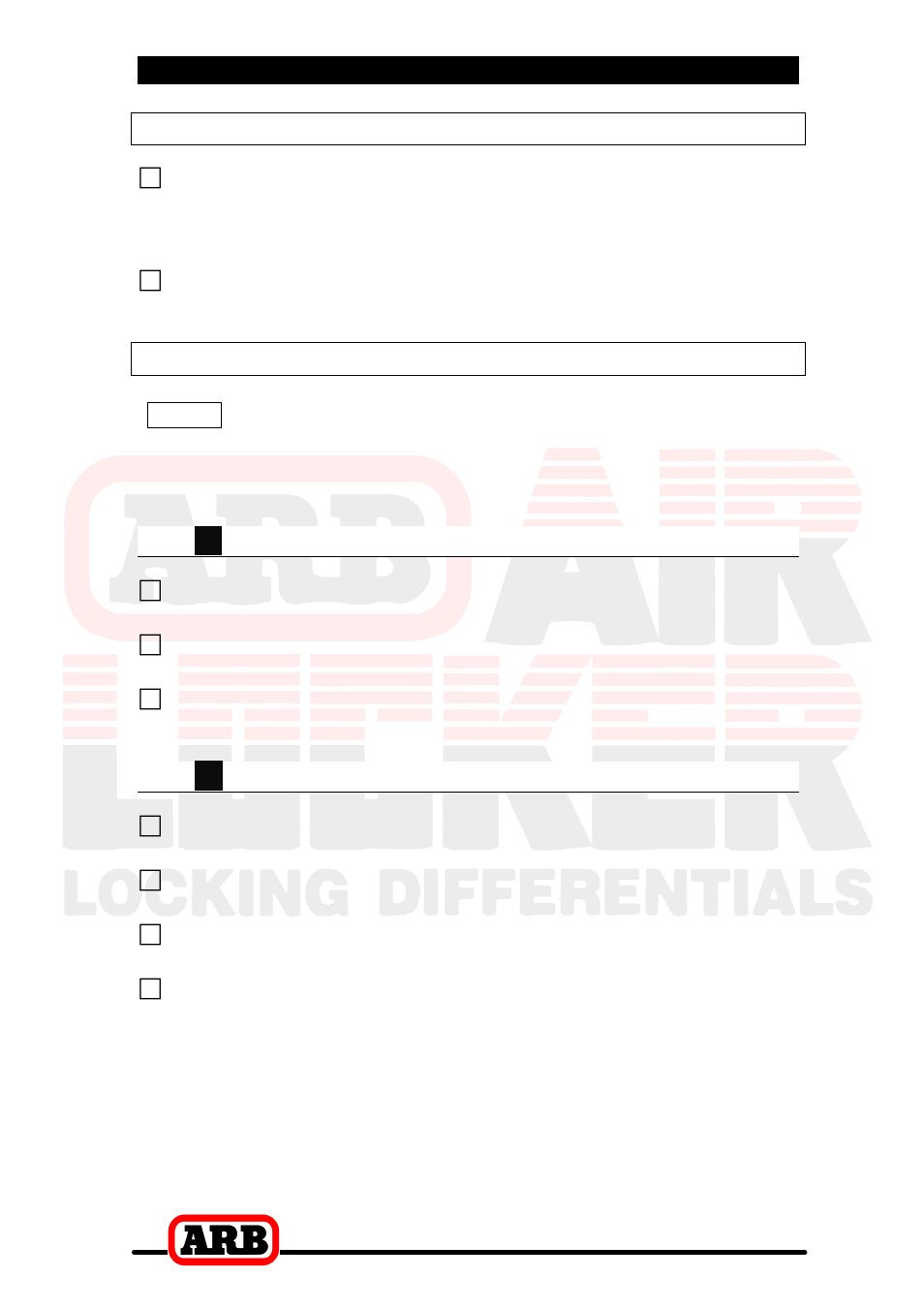 2 removing the existing differential, Vehicle support, Differential fluid drain | Ifs fluid drain, Live axle fluid drain | ARB RD100 User Manual | Page 8 / 46