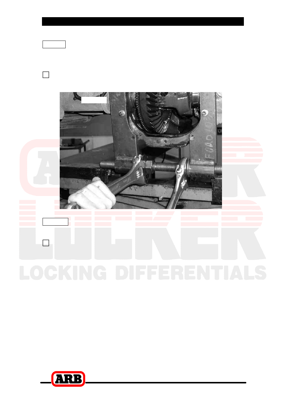 2 removing the existing differential | ARB RD104 User Manual | Page 13 / 46