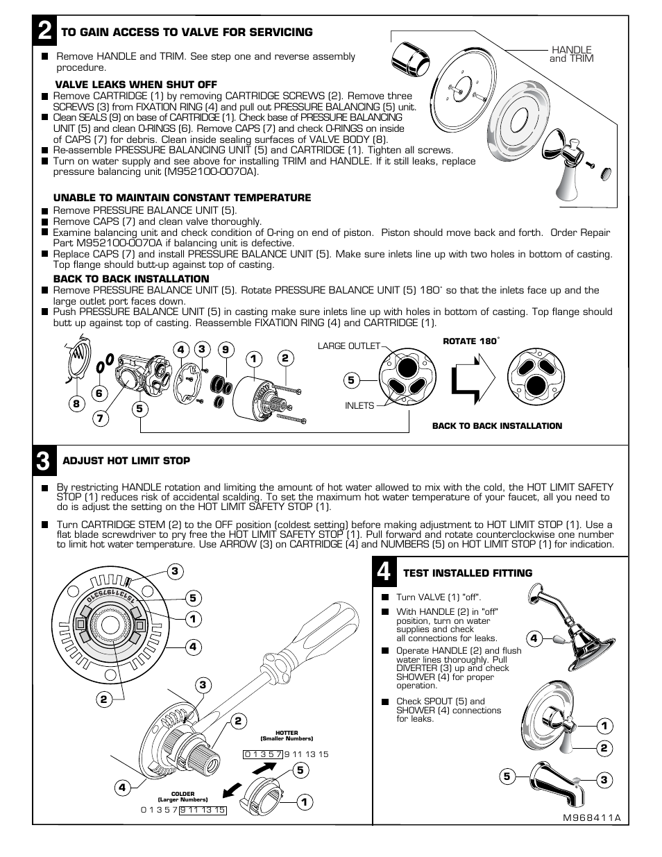 American Standard T6179 User Manual | Page 2 / 3
