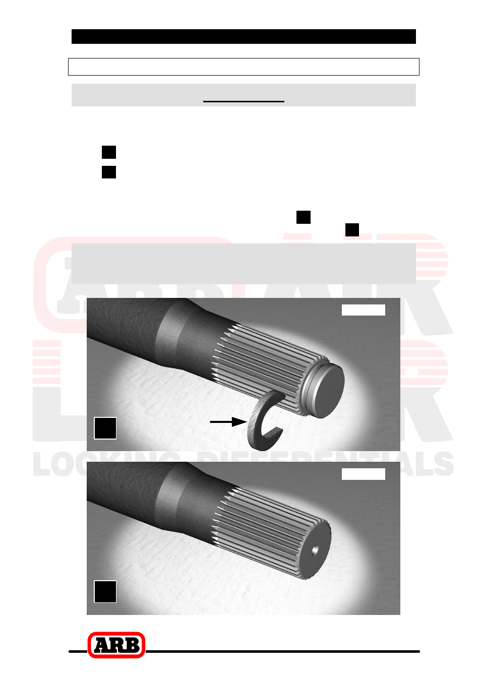 1 introduction, Assembly type identification, Important | C’ clip | ARB RD103 User Manual | Page 7 / 46