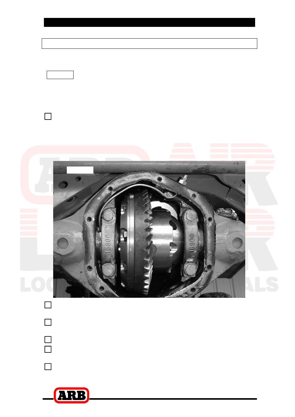 3 installing the air locker, Drilling and tapping the bulkhead port | ARB RD116 User Manual | Page 18 / 44