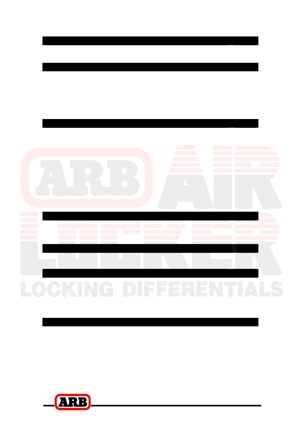 ARB RD116 User Manual | Page 3 / 44