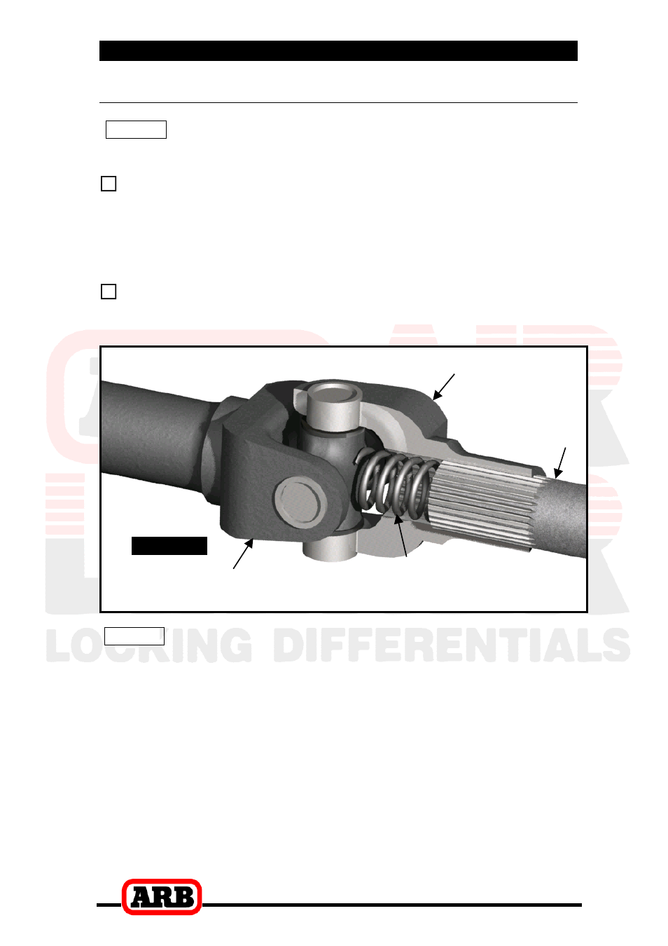 6 testing & final assembly, Ford ifs (independent front suspension) | ARB RD116 User Manual | Page 39 / 44