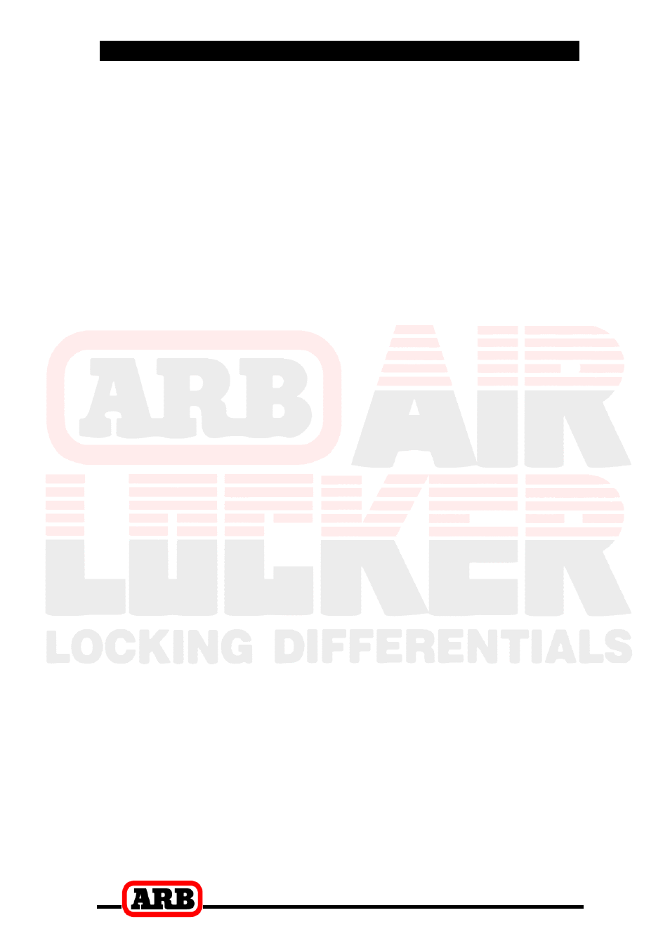 6 parts list | ARB RD116 User Manual | Page 42 / 44