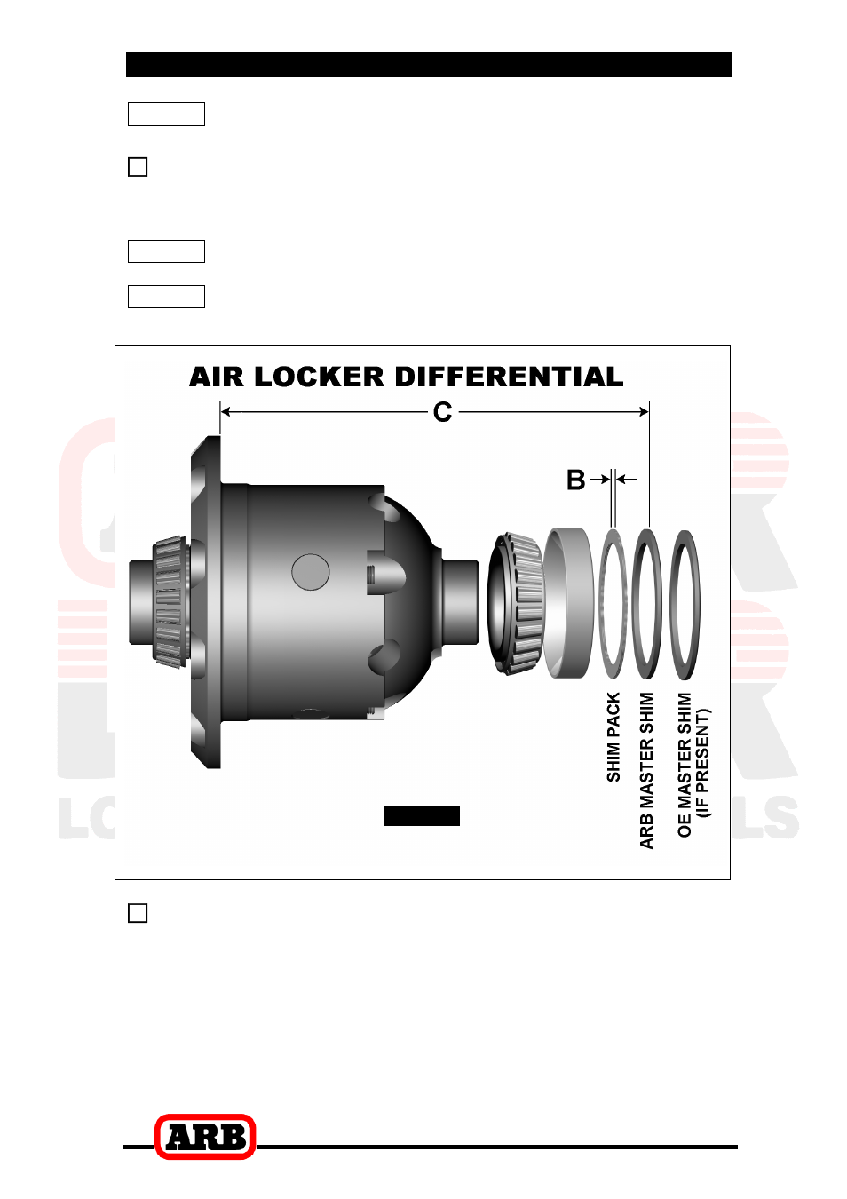 3 installing the air locker | ARB RD109 User Manual | Page 15 / 42