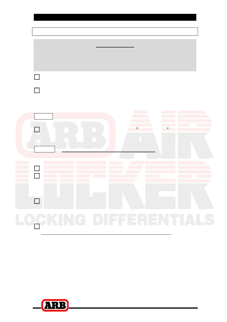 3 installing the air locker, Mounting the ring gear, Important | ARB RD109 User Manual | Page 17 / 42