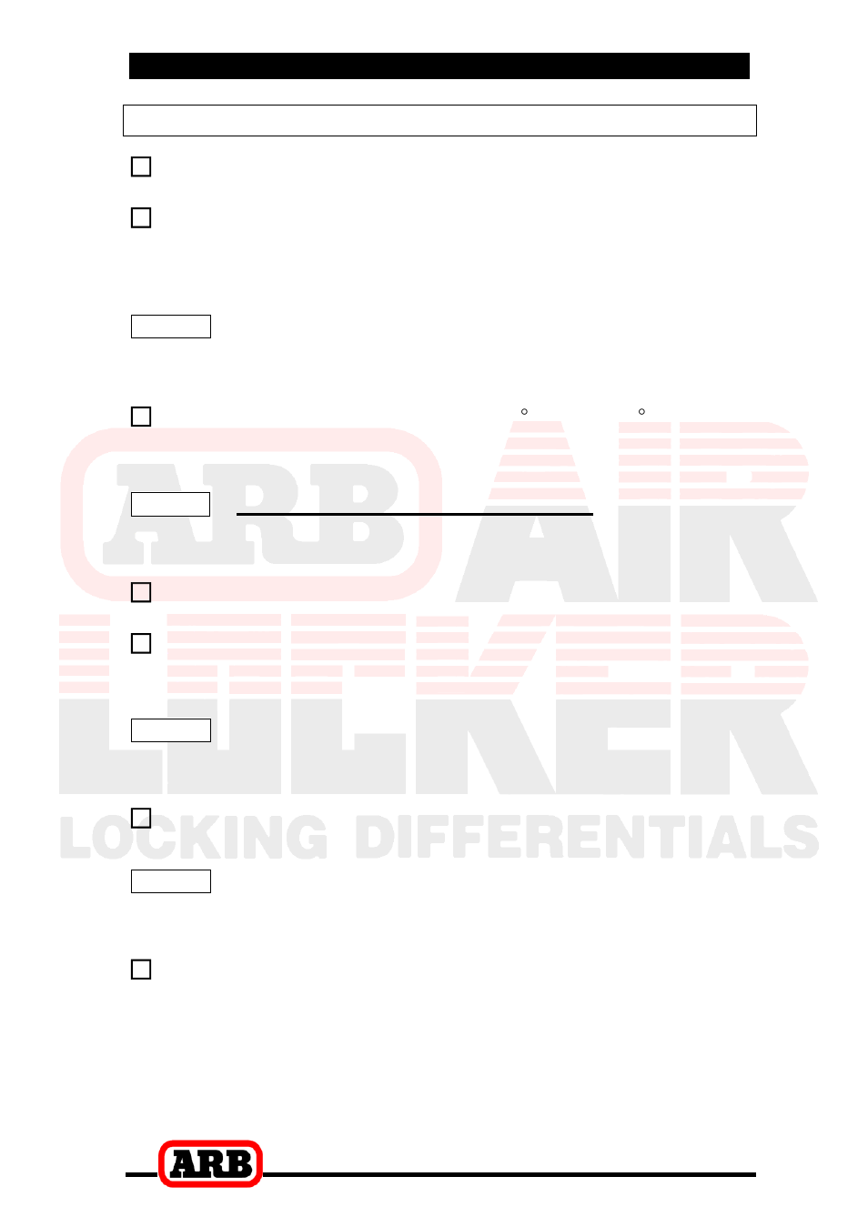 2 mounting the ring gear, 4 installing the air locker, Mounting the ring gear | ARB RD158 User Manual | Page 15 / 38