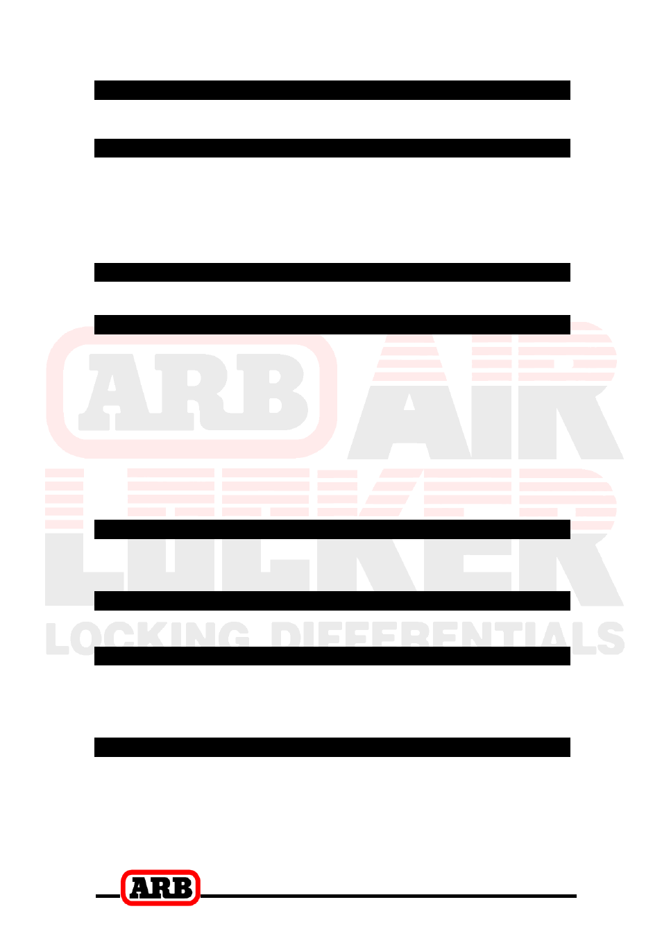 ARB RD158 User Manual | Page 3 / 38