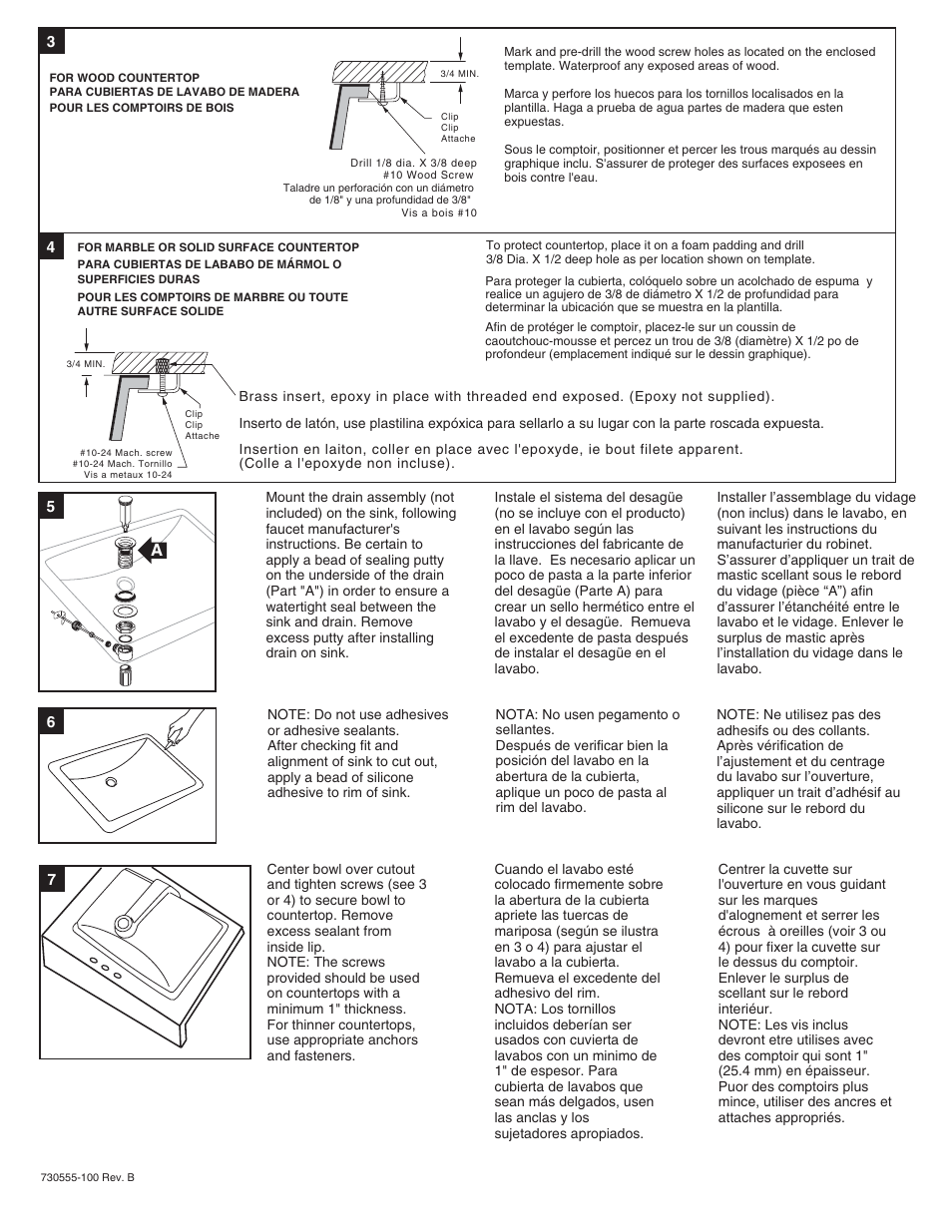 American Standard 0634 User Manual | Page 2 / 3