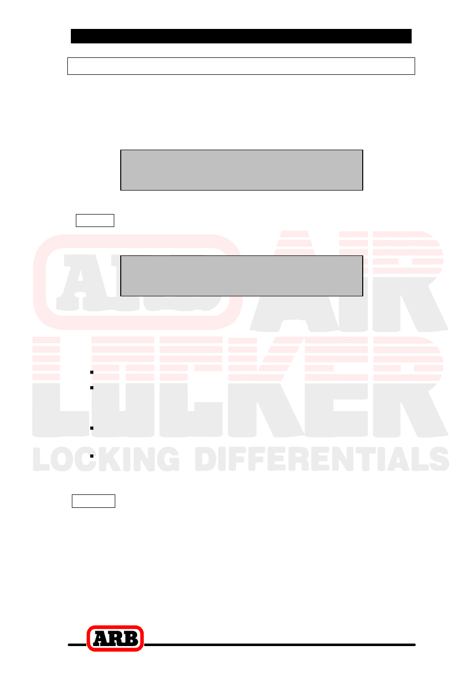 A + b – c = d, A + b – c – d = zero, 3 bench measurement | Calculation & selection of shims | ARB RD158 User Manual | Page 13 / 44