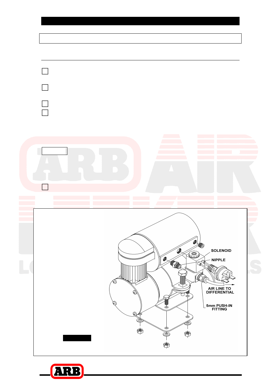 Air compressor | ARB RD158 User Manual | Page 29 / 44