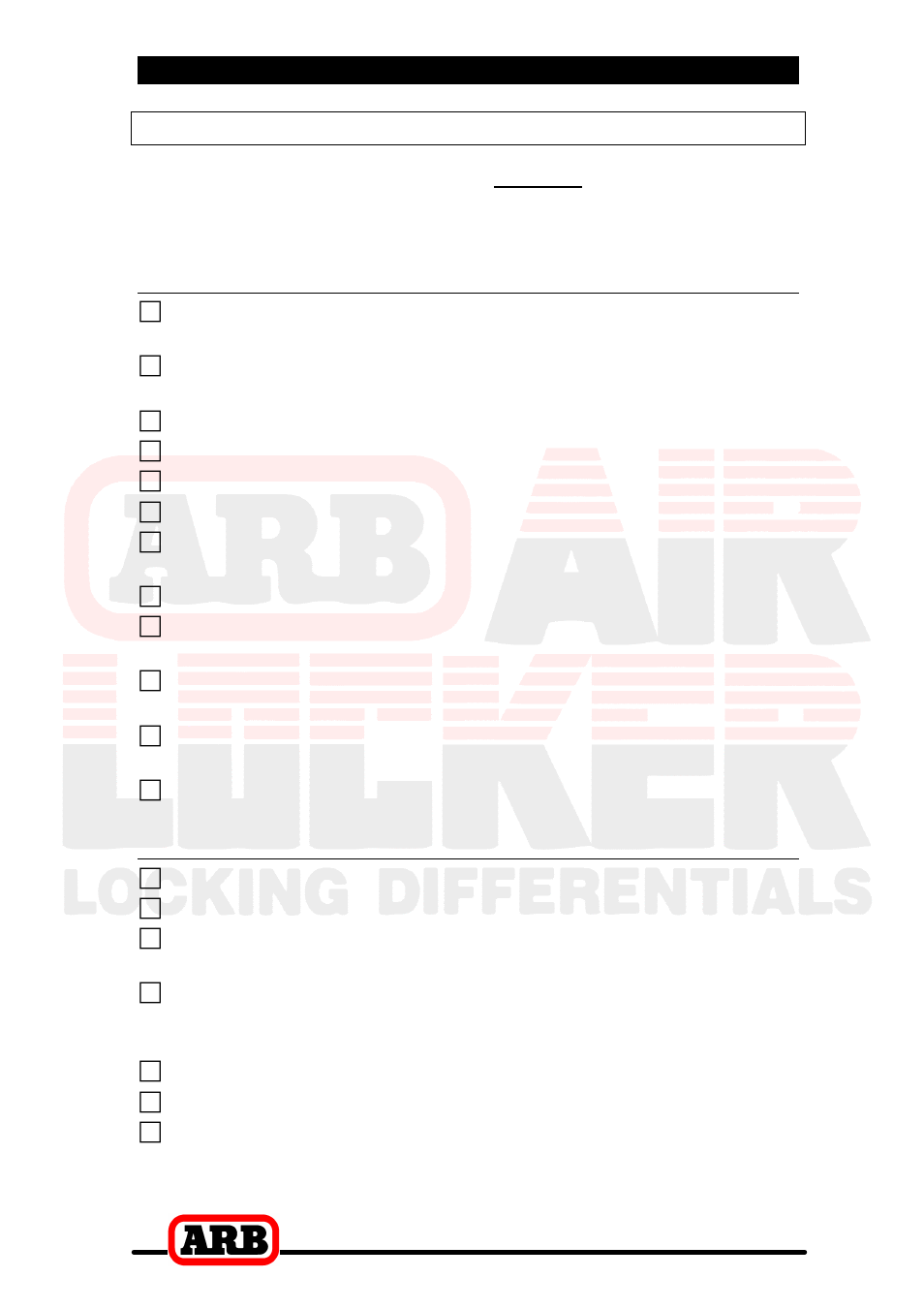 1 introduction, Tool-kit recommendations, Tools | Supplies | ARB RD158 User Manual | Page 6 / 44