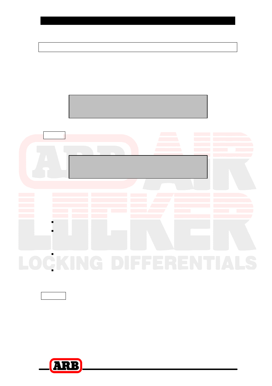 A + b – c = d, A + b – c – d = zero, 3 bench measurement | Calculation & selection of shims | ARB RD115 User Manual | Page 13 / 44