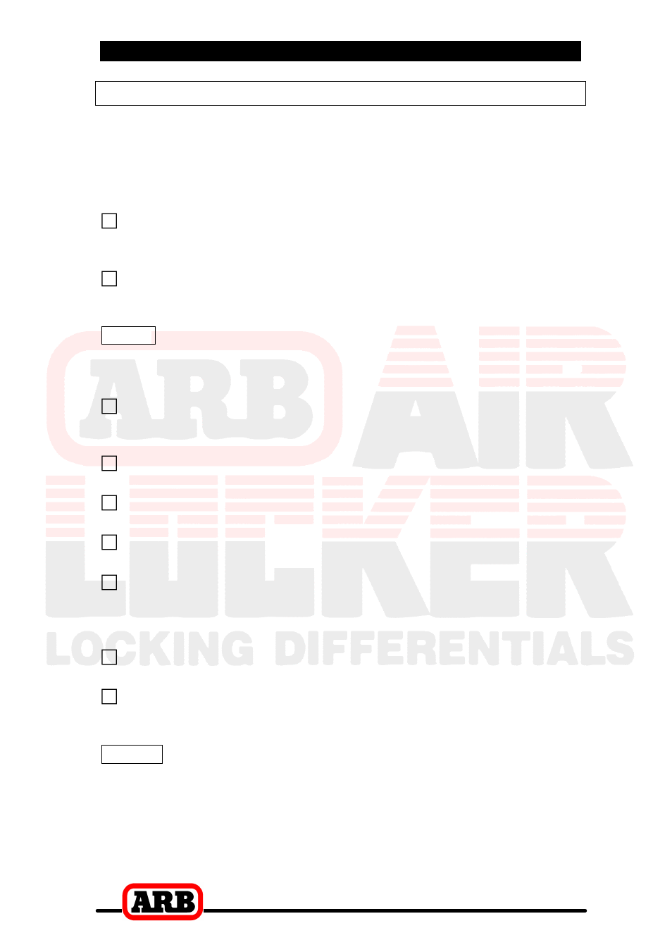 5 installing the air system, Running and securing the air line | ARB RD80 User Manual | Page 31 / 44