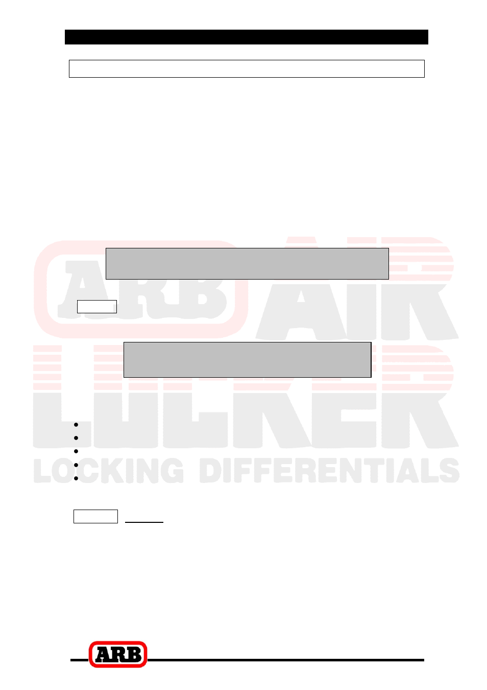 A + b – c = d, A + b – c – d, 3 approximate backlash shimming | Calculation and selection of pre-load shims, Replacement shim pack, Zero | ARB RD81 User Manual | Page 14 / 40