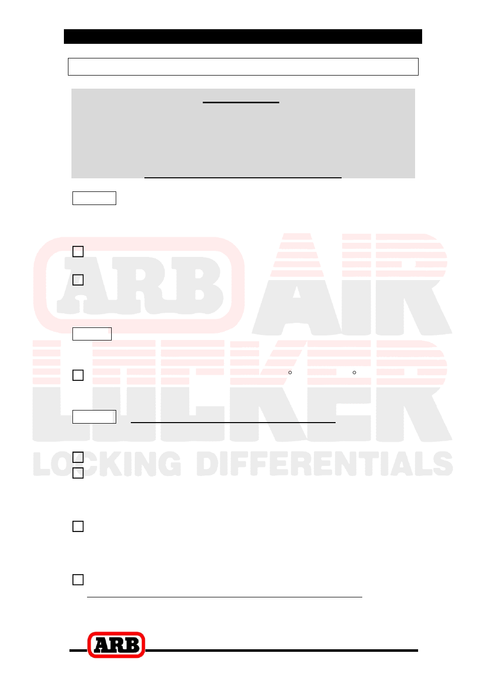 4 installing the air locker, Mounting the ring gear, Important | ARB RD81 User Manual | Page 15 / 40