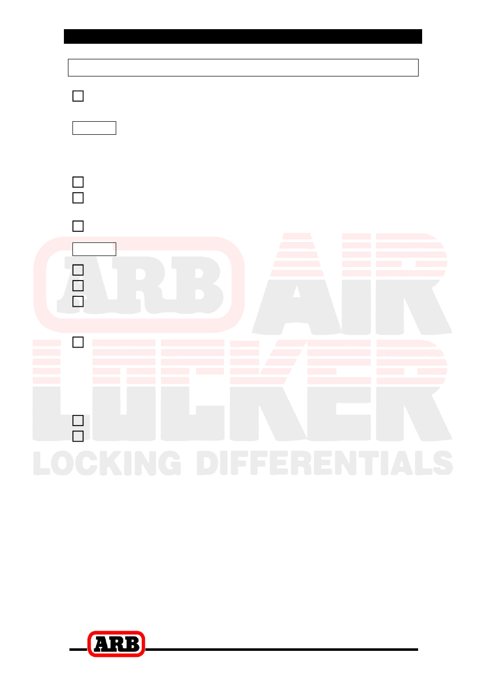 4 installing the air locker, Reinstalling the axles | ARB RD81 User Manual | Page 25 / 40