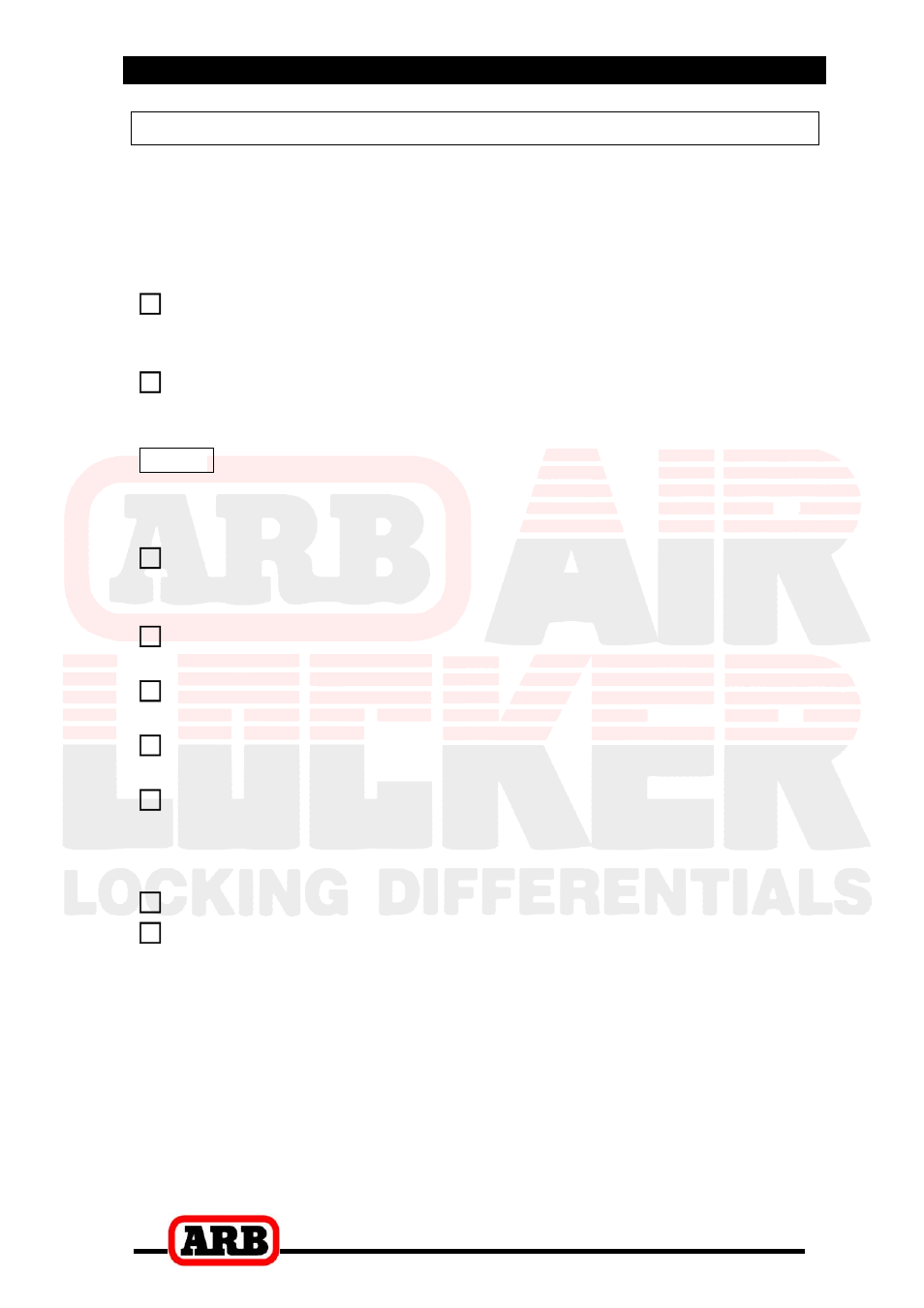 5 installing the air system, Running and securing the air line | ARB RD81 User Manual | Page 28 / 40