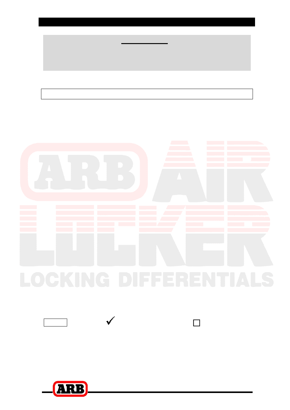 1 introduction, Important, Pre-installation preparation | ARB RD81 User Manual | Page 5 / 40