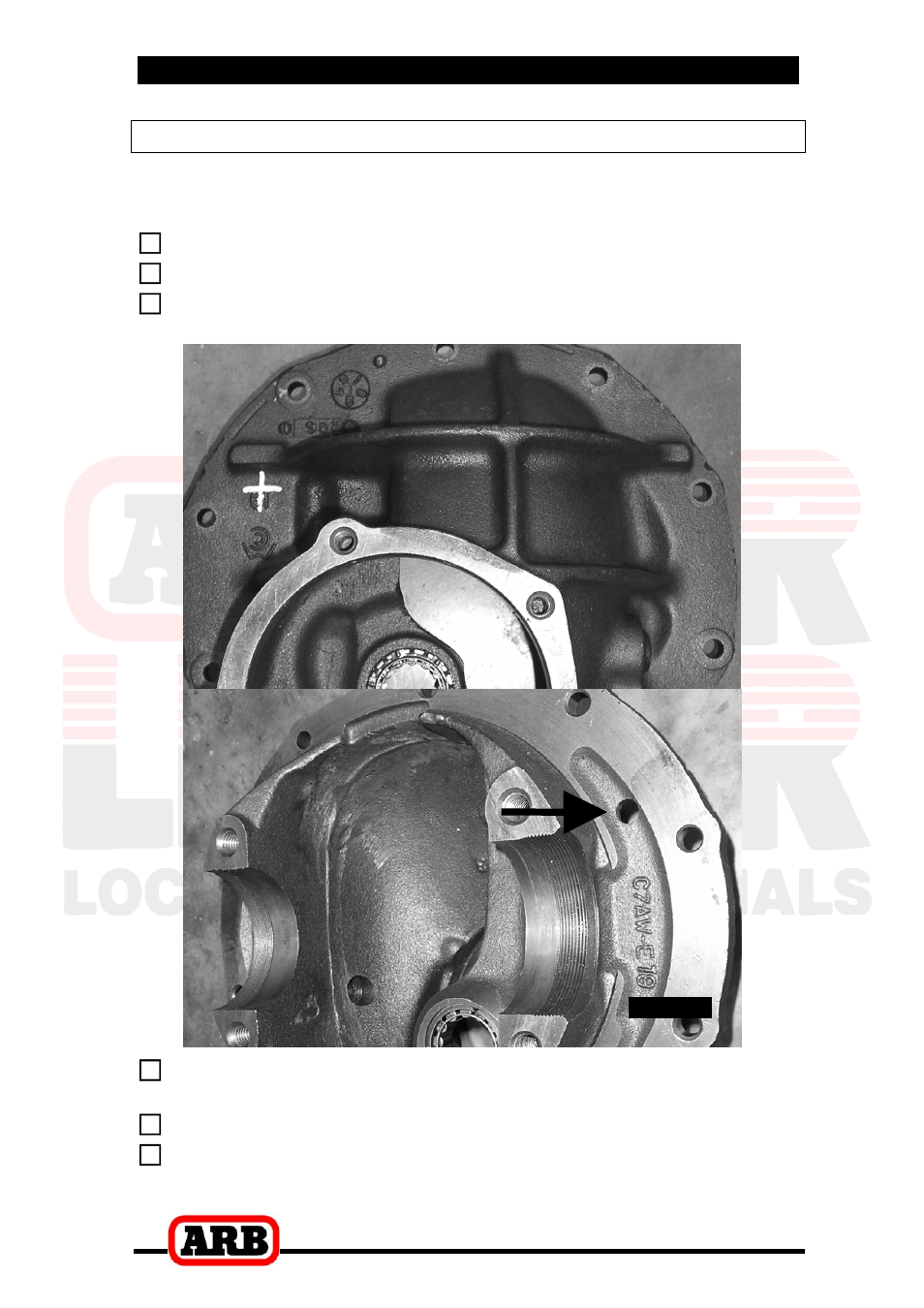 3 installing the air locker, Drilling and tapping the bulkhead port, Figure 4 | ARB RD119 User Manual | Page 13 / 40