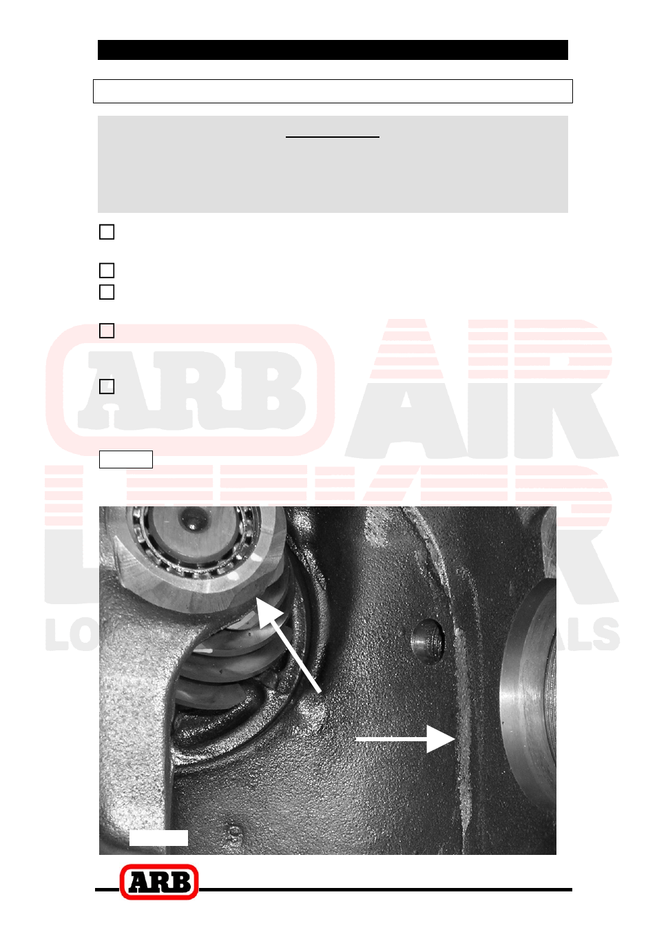 3 installing the air locker, Checking for assembly clearance | ARB RD119 User Manual | Page 14 / 40