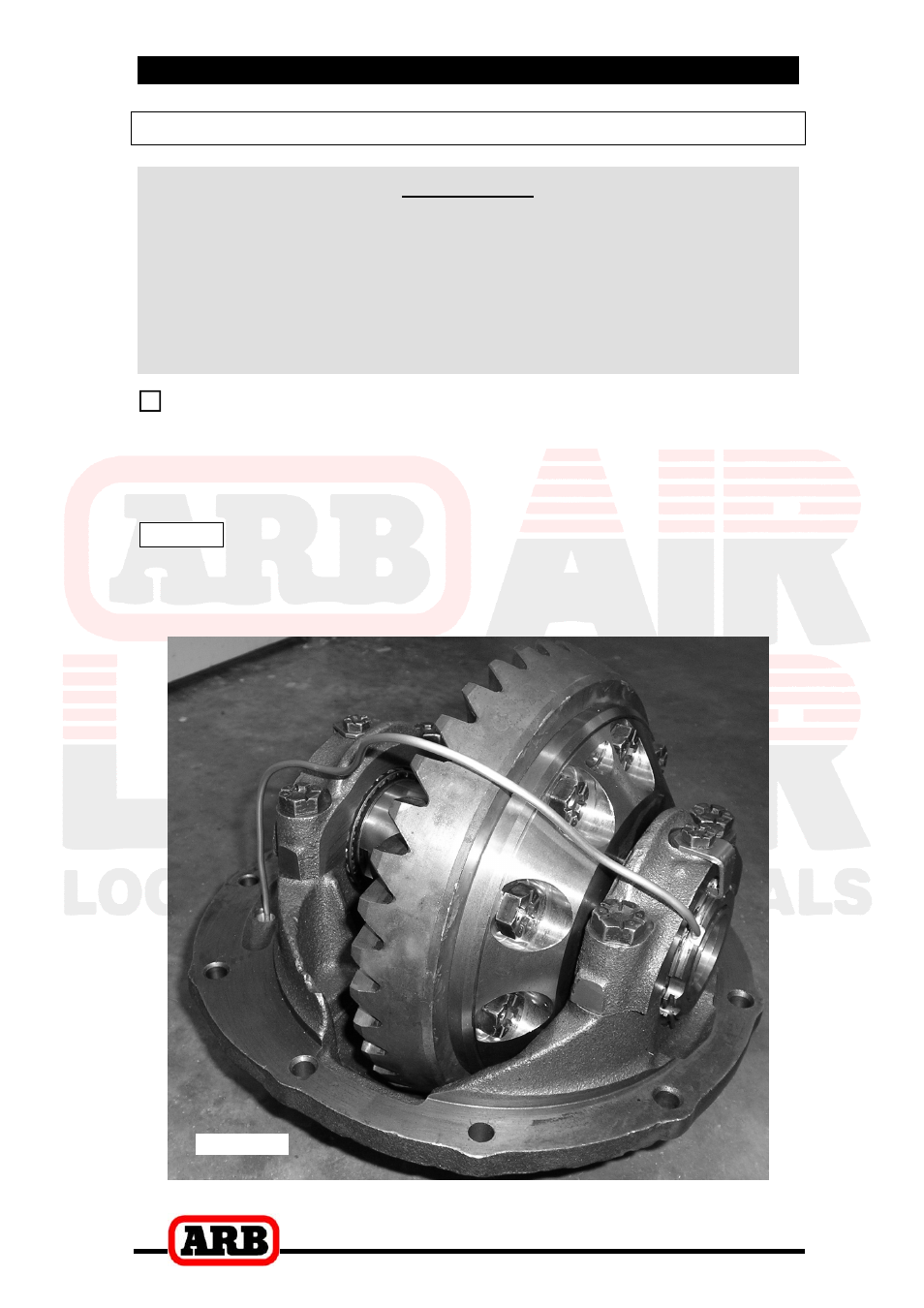 3 installing the air locker, Profiling the seal housing tube | ARB RD119 User Manual | Page 21 / 40