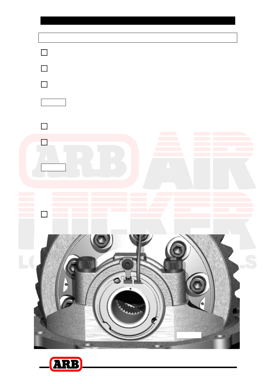 3 installing the air locker, Assembling the seal housing | ARB RD99 User Manual | Page 18 / 40