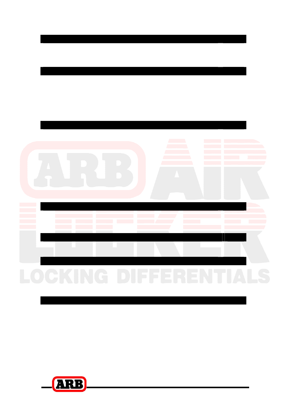 ARB RD99 User Manual | Page 3 / 40