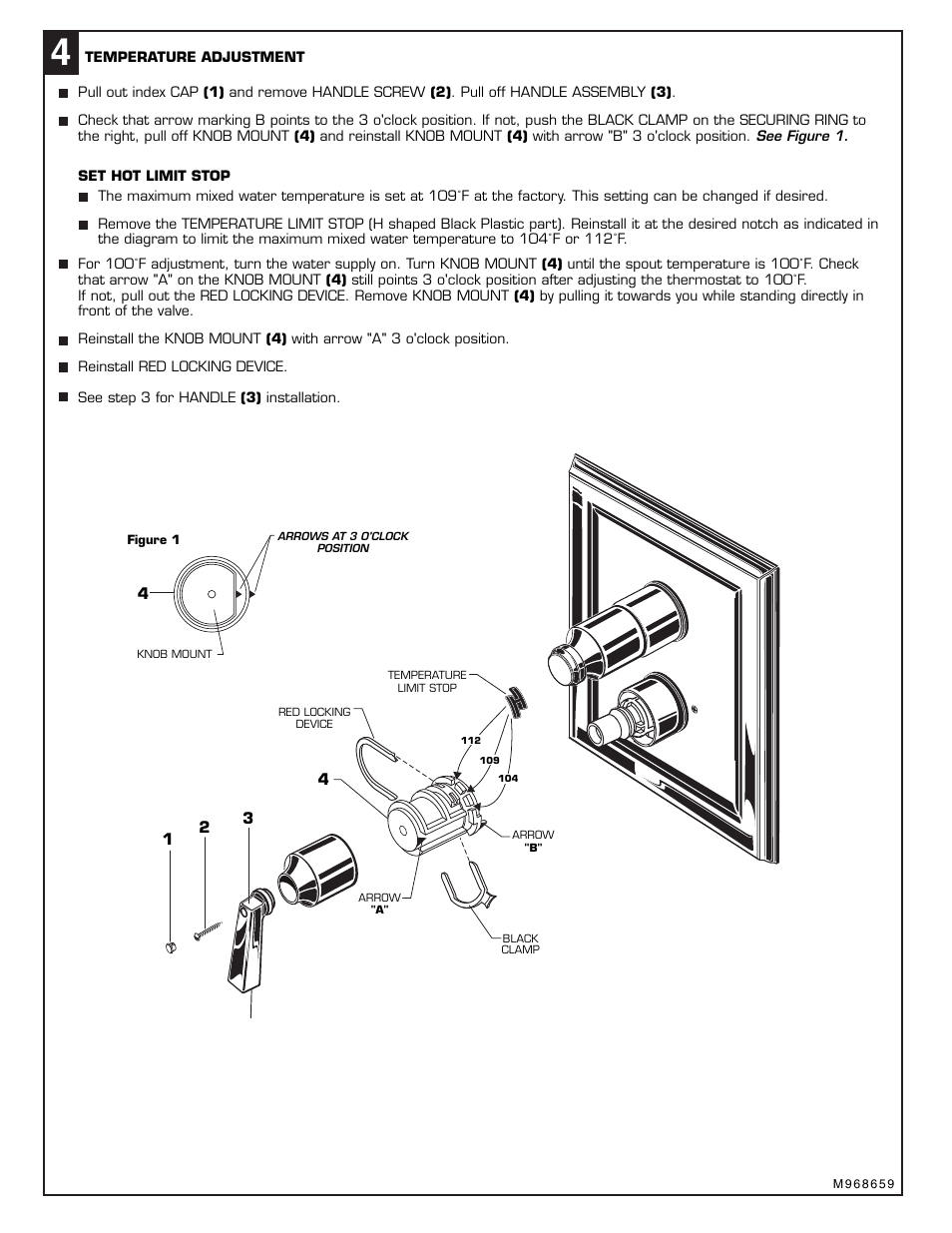 Installation instructions, Townsquare, Recommended tools | Central thermostat with volume control trim kit | American Standard Town Square T555740 User Manual | Page 3 / 10