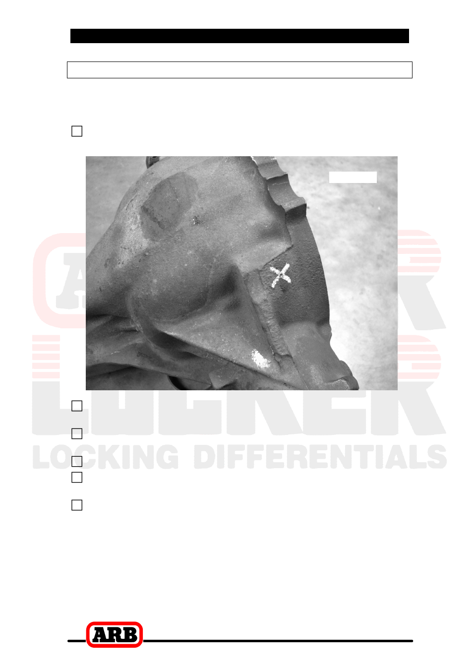 3 installing the air locker, Drilling and tapping the bulkhead port | ARB RD84 User Manual | Page 19 / 44