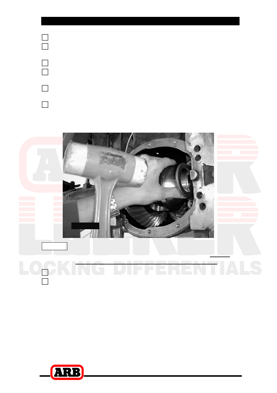 3 installing the air locker | ARB RD84 User Manual | Page 22 / 44