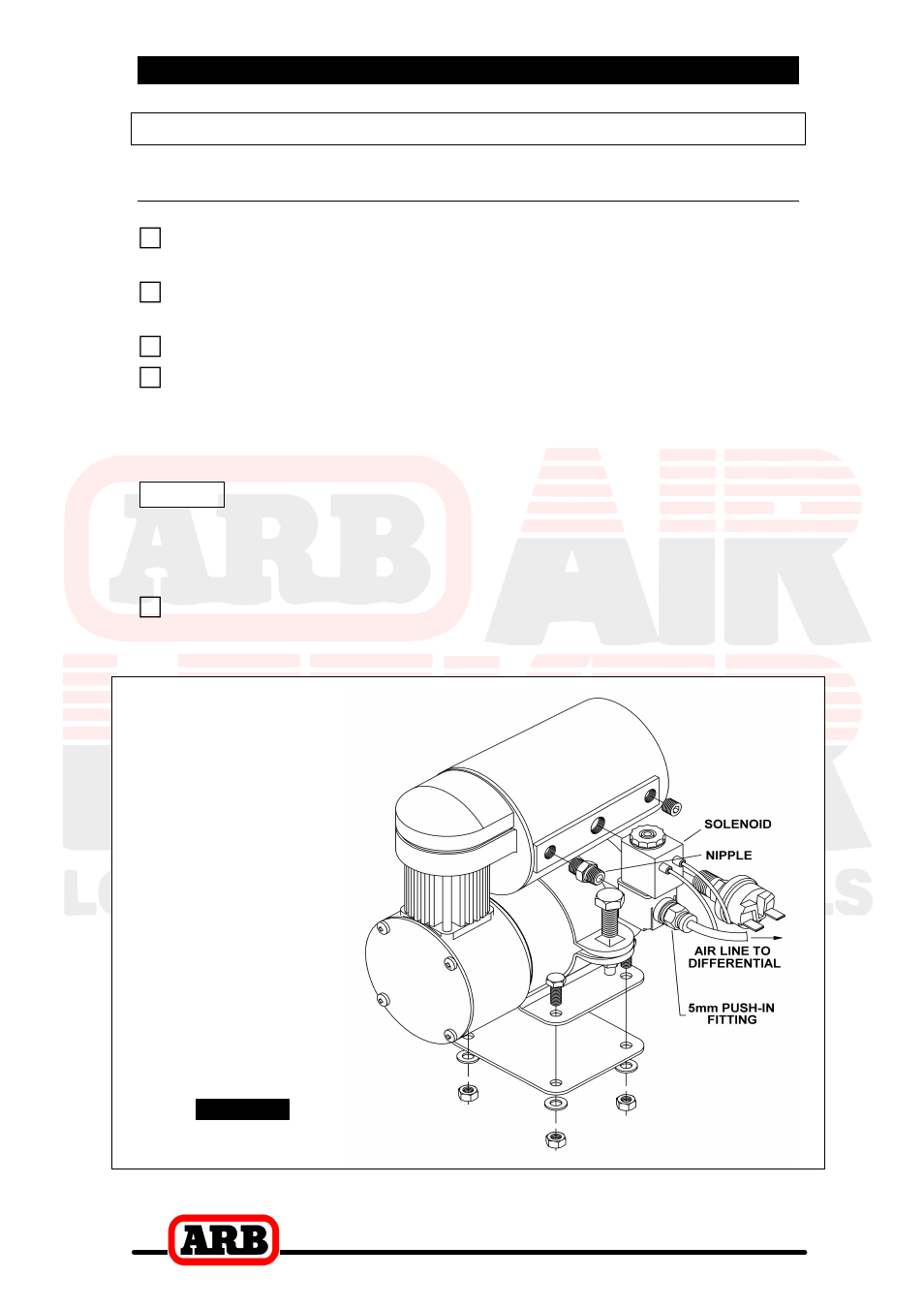 Air compressor | ARB RD84 User Manual | Page 28 / 44