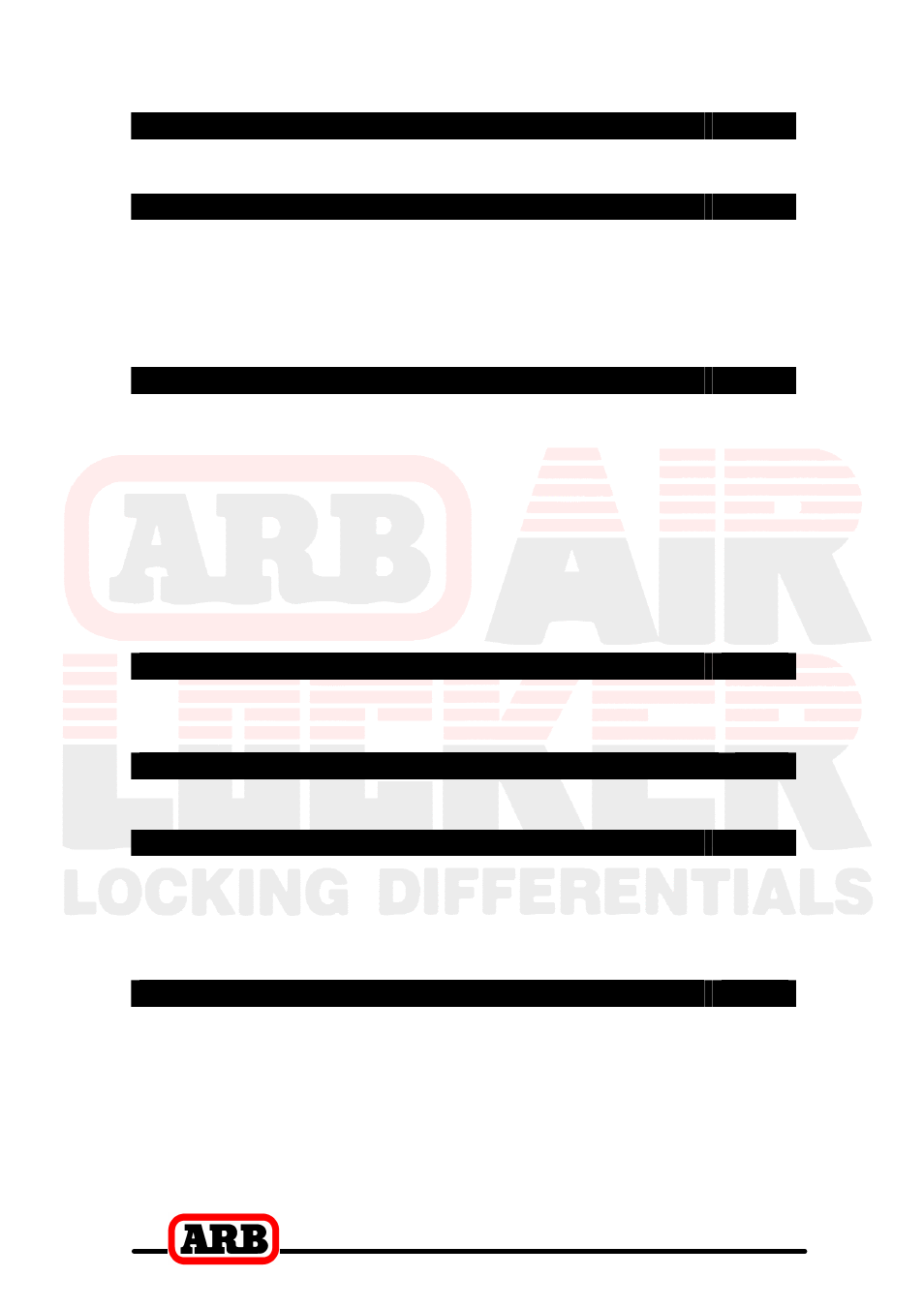 ARB RD84 User Manual | Page 3 / 44